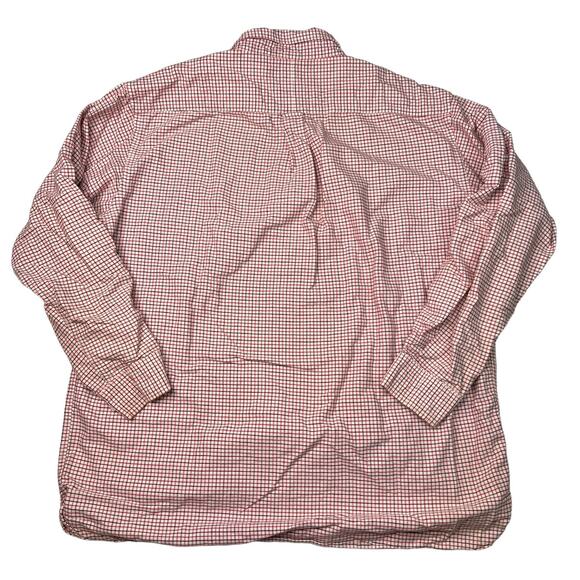 Steve & Barry's VTG Y2K Button-Down Shirt Long Sleeve Checkered Red Mens 3X - Picture 2 of 5